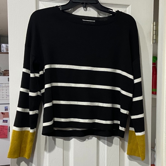 Poof Apparel Sweaters - Striped Sweater